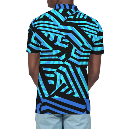 Blue Zig Polo