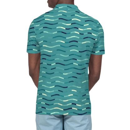 Wavy Green  Polo