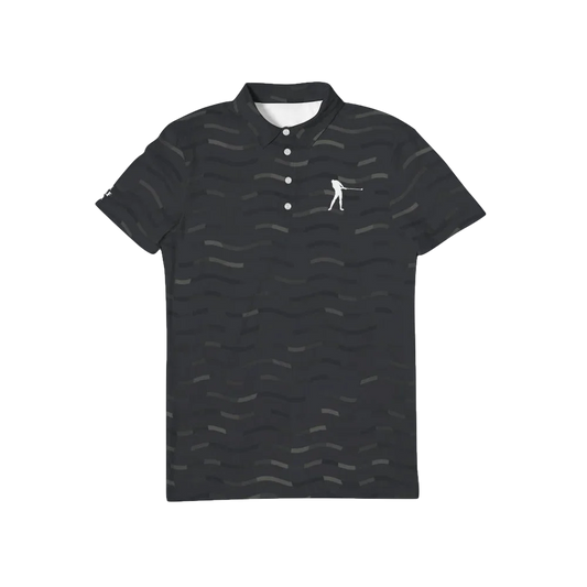 Wavy Black  Polo