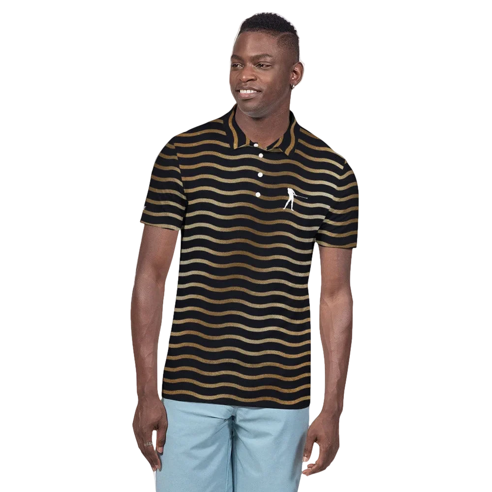 Golden Black Polo