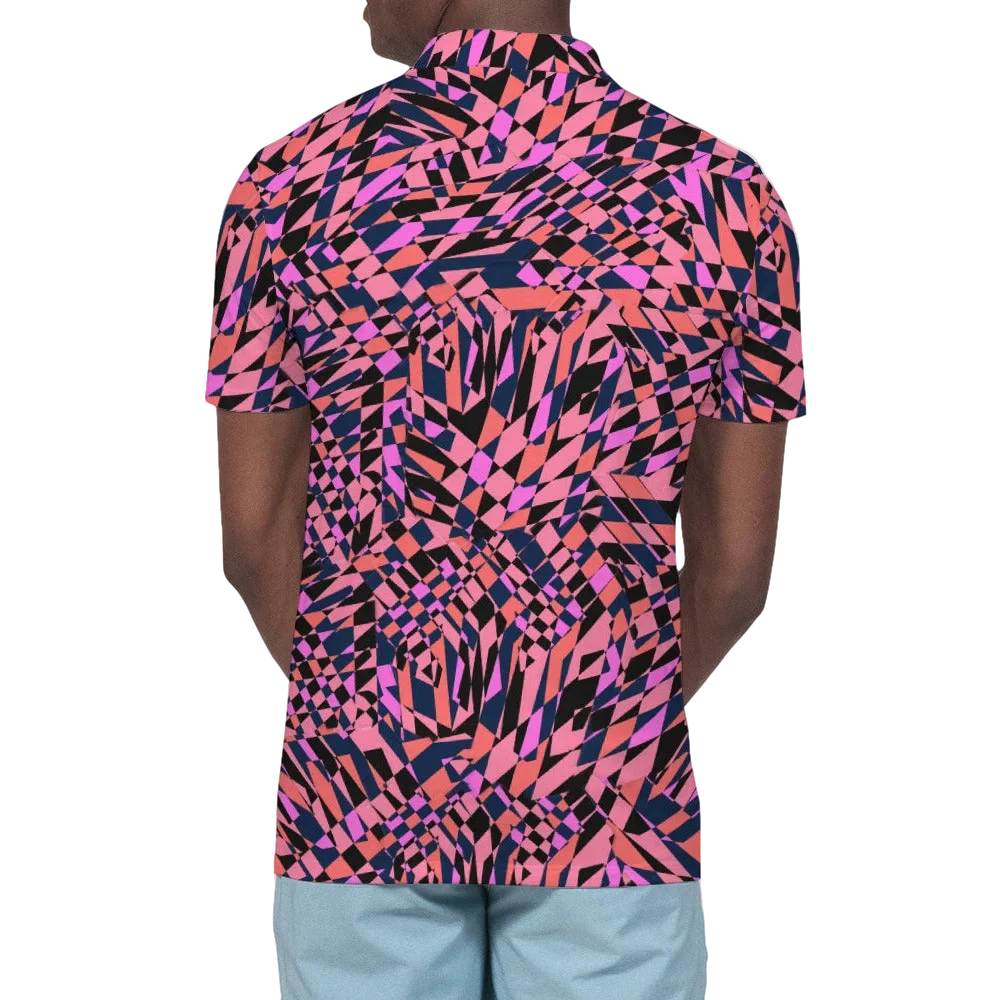 Pink Zag Polo