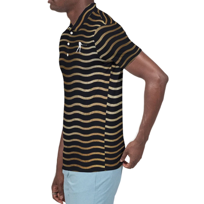 Golden Black Polo