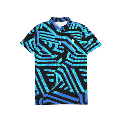 Blue Zig Polo