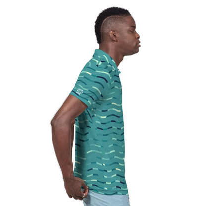 Wavy Green  Polo