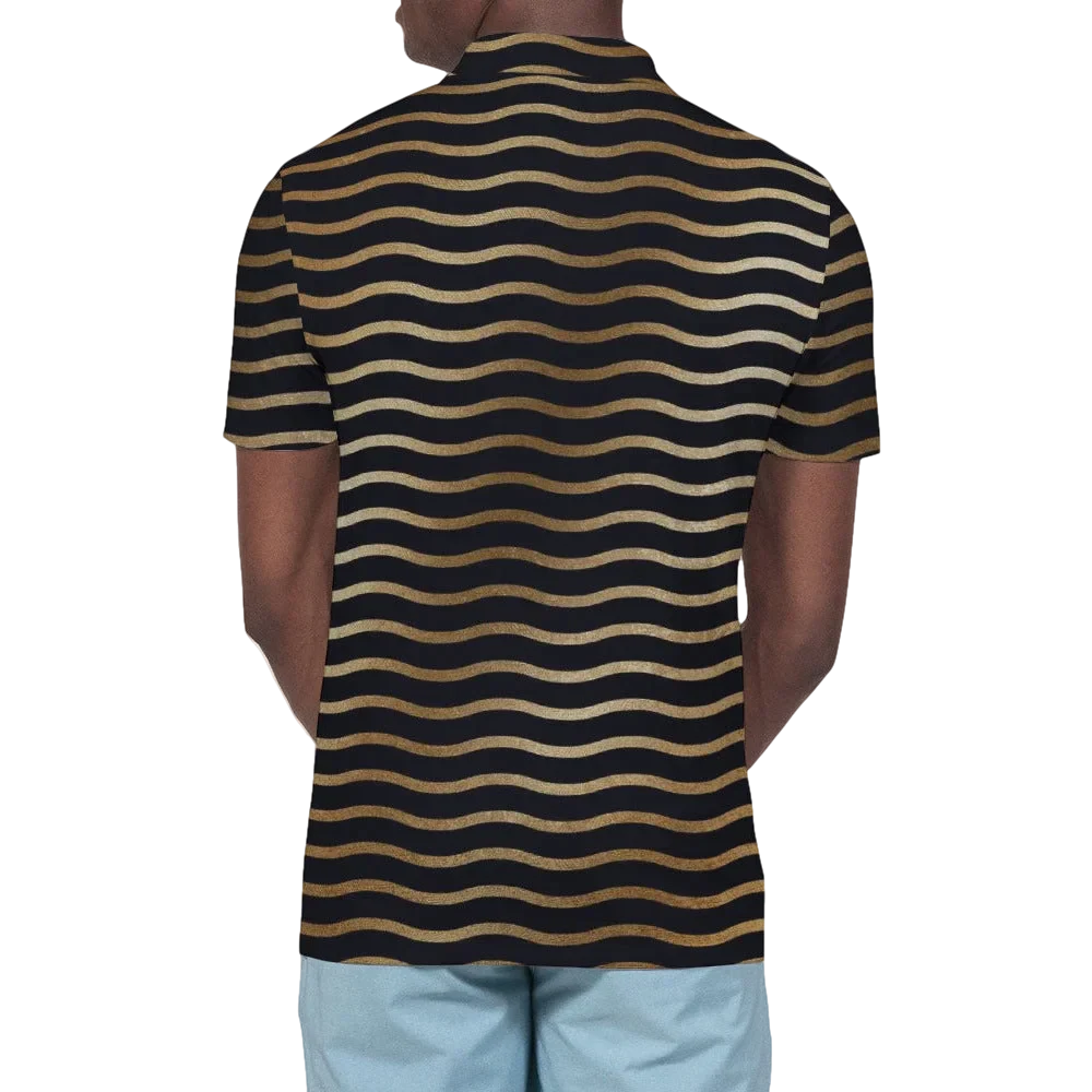 Golden Black Polo