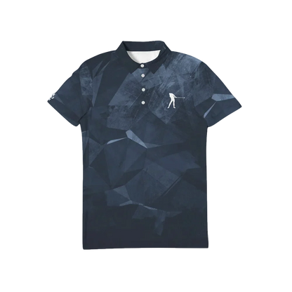 Blue Abstract Polo