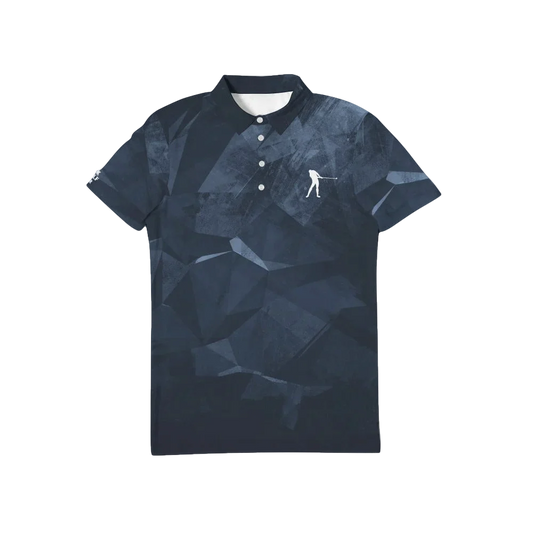 Blue Abstract Polo