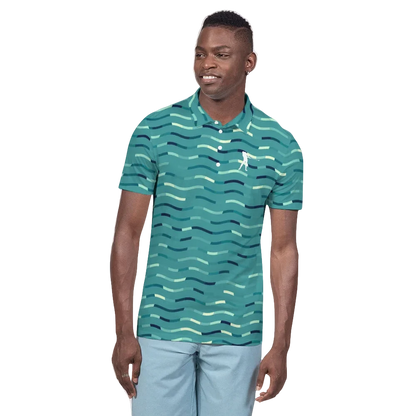 Wavy Green  Polo