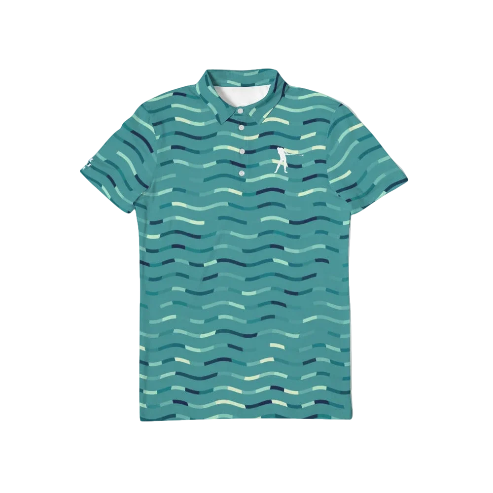 Wavy Green  Polo