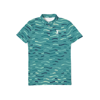 Wavy Green  Polo