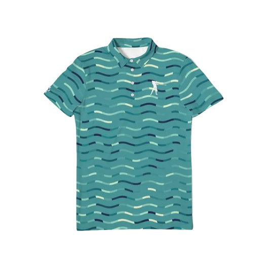 Wavy Green  Polo